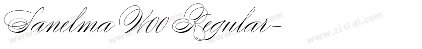 Sanelma W00 Regular字体转换